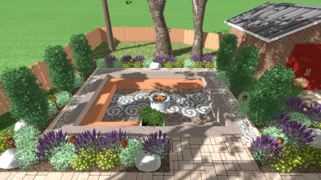 Beautiful backyard design